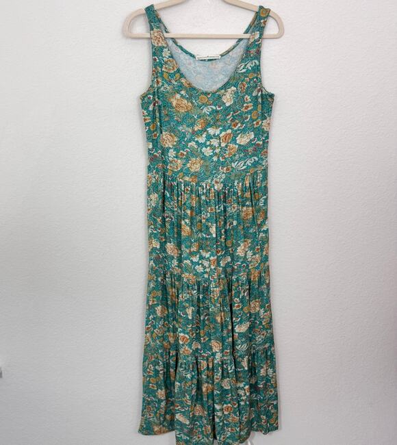 Peruvian Connection Dresses & Skirts - Peruvian Connection Womens Strapless Casual Maxi Dress Size M Floral Summer
